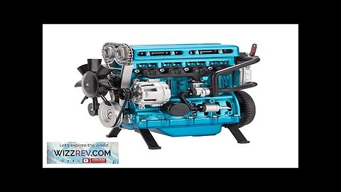 TECHING DM111 Metal Turbocharged 4 Cylinder Engine DIY Assembly Kit Excellent STEAM Review