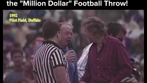 President Trump Nails "Million Dollar" Football Throw