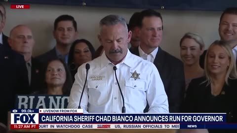 FULL REMARKS: Sheriff Chad Bianco announces run for California governor