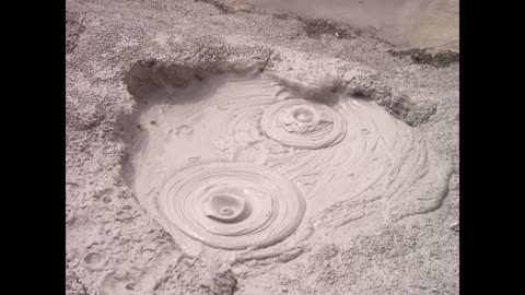 Mud Volcano Field | 8 Hours of Bubbling Mud Sounds for Sleep, Relaxation and Meditation