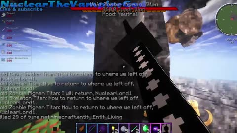 Minecraft Me vs the titans in titans mod part 2