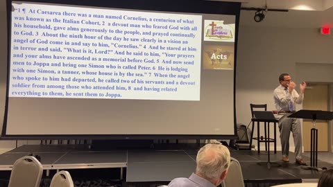 Acts 10:1-48 – Gentiles Receive the Gift of the Holy Spirit! – Lesson #16