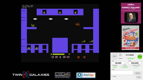 Atari 2600 EMU - Sky Skipper - Game 1 B/X - 102,050