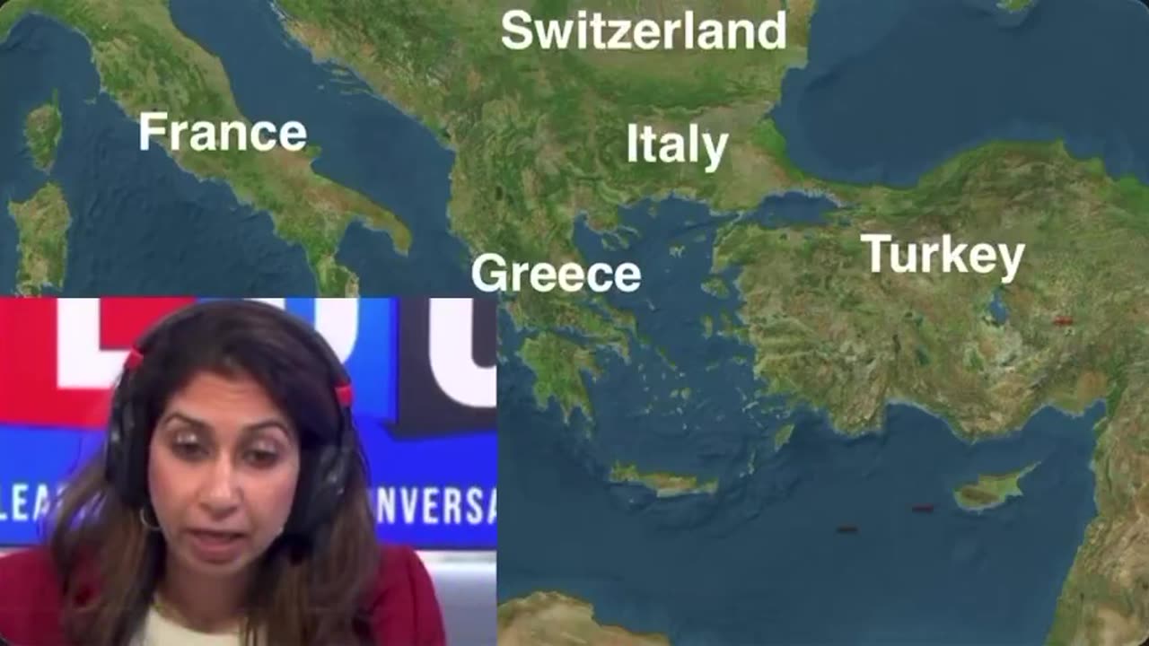 According to a British politician, Italy now borders Turkey...