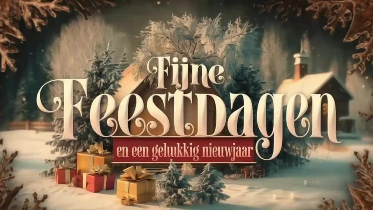 FIJNE FEESTDAGEN EN EEN GELUKKIG NIEUWJAAR