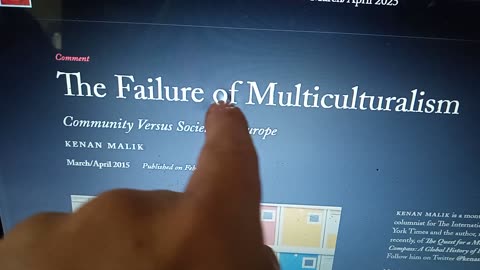 The failure of multiculturalism