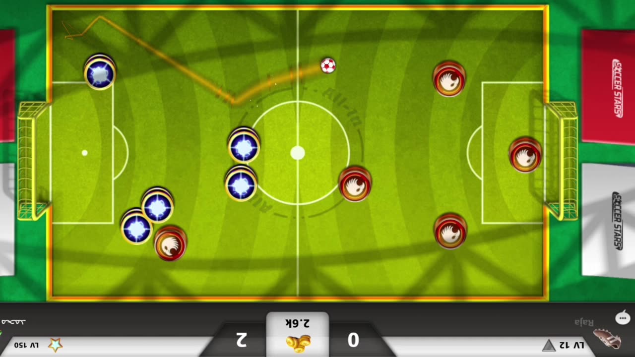 SOCCER STARS 8M How TO WIN Tips And Tricks Goals - Rael VS Stupid Defensive Opponent