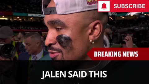 Jalen Hurts Speaks Out After Super Bowl Win