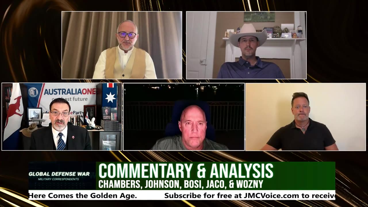 NCSWIC: FAFO, Khazarian Mafia. War in Cities? Michael Jaco, Riccardo Bosi, Derek Johnson, Brad Wozny