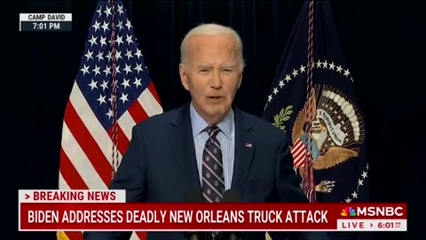 Biden Says New Orleans Attacker Was ' Inspired' By ISIS