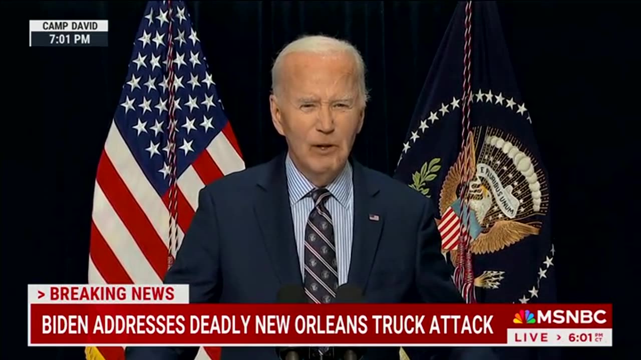 Biden Says New Orleans Attacker Was ' Inspired' By ISIS