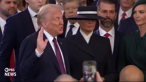 Donald Trump sworn in as 47th president of the USA