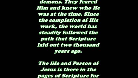 The Book of Matthew 8:33 - Daily Bible Verse Commentary