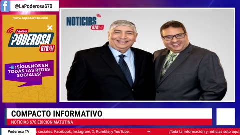 🔥 ¡Lo Último en Noticias, Deportes y Entretenimiento EN VIVO! Únete a La Nueva Poderosa 670 AM 🔥