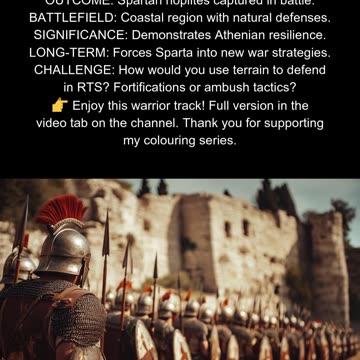 Athens vs. Sparta 429 BC Battle of Pylos #AncientGreece