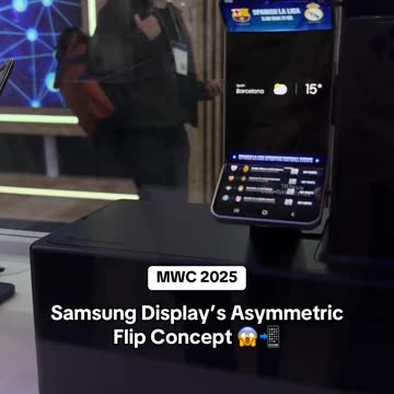 Samsung Display's Asymmetric Flip Concept