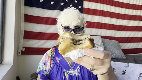 Granny Goatee reviews Wendy's NEW Salted Caramel Frosty and NEW Mushroom Bacon Cheeseburger!!