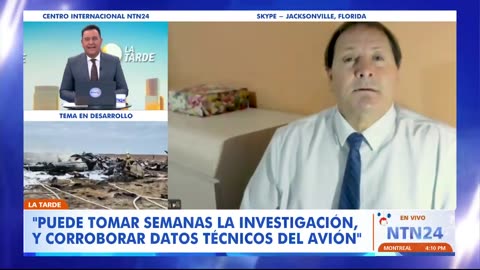Experto explica cuál es la posible causa del accidente de avión en Kazajistán