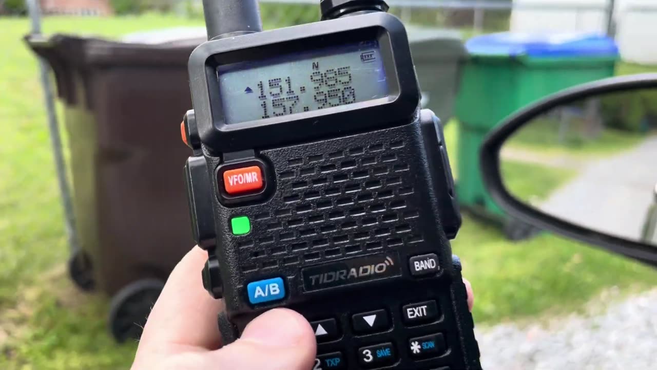 154.570 Data Bursts MURS Channel 4 - Motorola P1225 VHF Handheld Receive