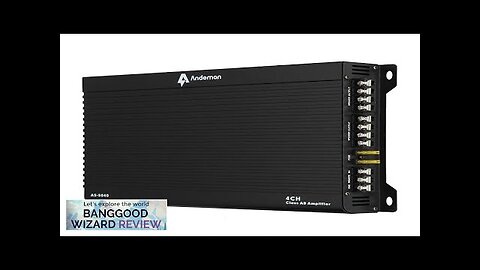 Andeman AS-5040 65W Car Amplifier 2-8 Ohms 4 Channel Class AB HIFI Review