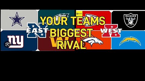 NFC WEST/AFC WEST Biggest RIVALS