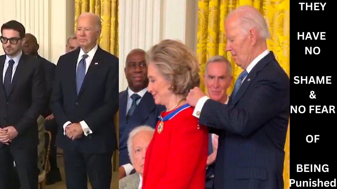 Joe Biden Honors Evil & A Mortal Satan with Medals of Freedom ft. Hillary Clinton & George Soros