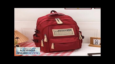 Girls schoolbags large capacity boys junior high school backpacks elementary school students Review