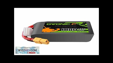 Ovonic 14.8V 1800mAh 120C 4S LiPo Battery XT60 Plug for 5 Inch Review