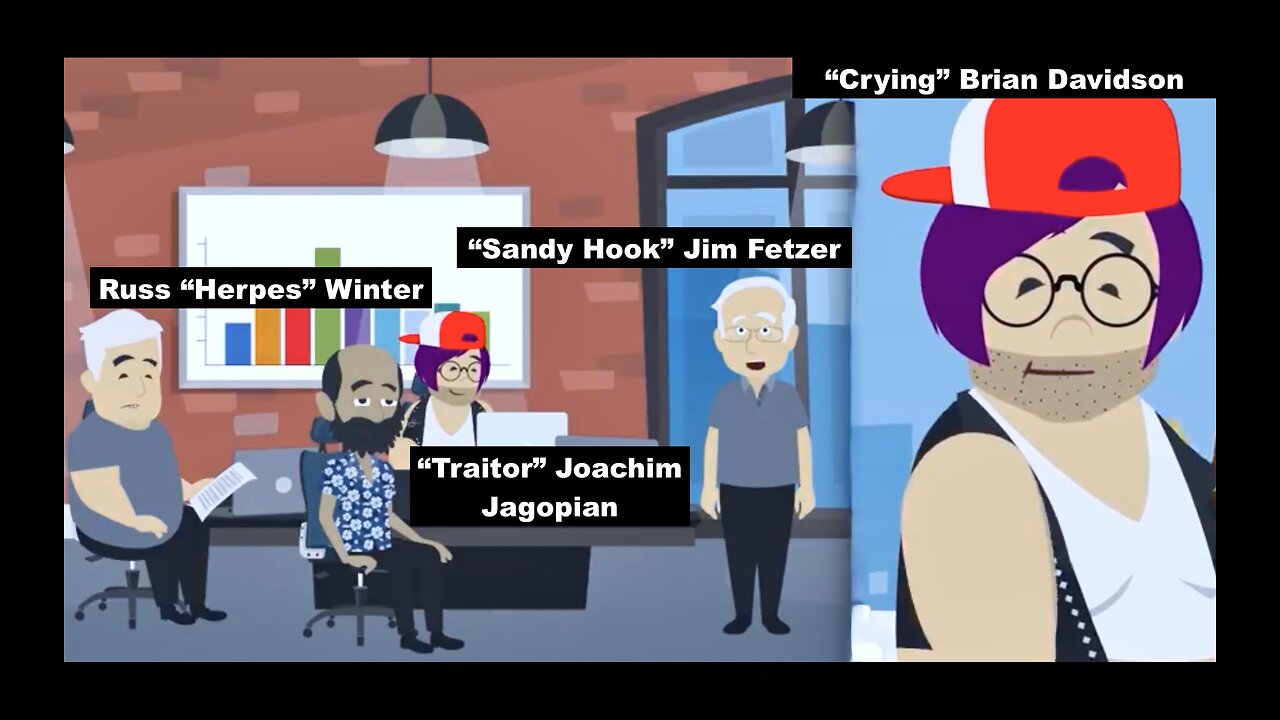 Jim Fetzer Brian Davidson Joachim Hagopian Russ Winter Become Cartoon In Running Joke Punchline