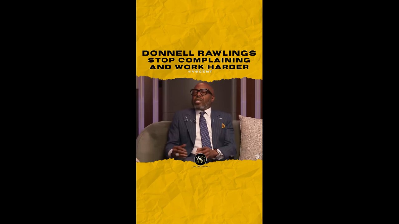 @donnellrawlings Stop complaining and work harder