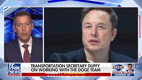 Duffy brings up Clinton while noting SpaceX workers will visit Air Traffic Control System Command Center