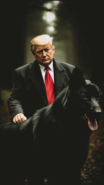 Trump with Dog 🔥