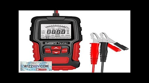 FOXSUR Intelligent Car Motorcycle Battery Tester 12V/24V Digital Display Quick Accurate Review