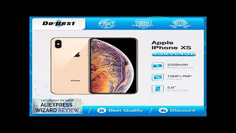 Original Apple iPhone XS 4G LTE CellPhone 5.8" ROM 64GB/256GB IOS Smartphone Review