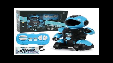 Mini Remote Control Robot Interaction Intelligent Programming Singing & Dancing LED Lighting Review