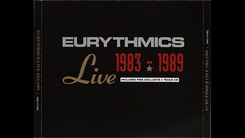 Eurythmics - Live 1983-1989 (1993) [Complete 3xCD] UK, Limited Edition