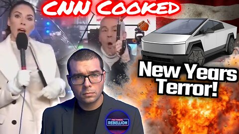 2025 Starts with TERROR ATTACKS. CNN Cooked LIVE. Tesla explosion. TC 1/1/25