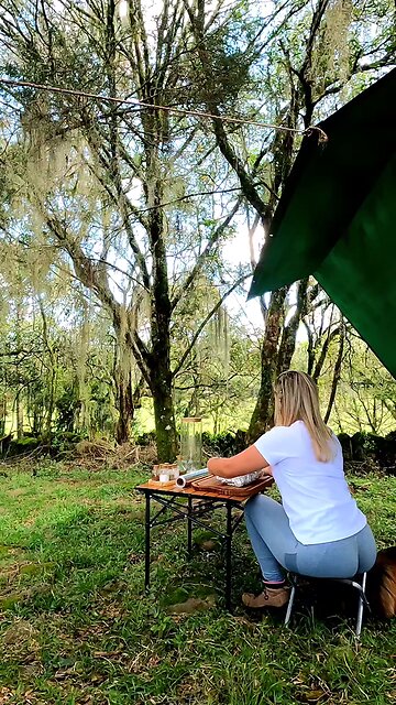part 5 _ Relaxing in nature ASMR Brazilian Adventure #asmr #camping #foryou #for #fyy #fy #nature