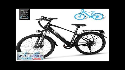 Seeker 26" Electric Bike for Adults with Peak 500W Brushless Motor 35Miles Review