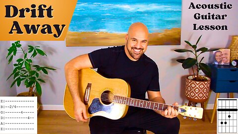 Drift Away Acoustic Guitar Lesson