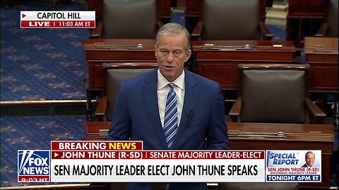 Senate Leader Thune vows to protect filibuster in maiden speech