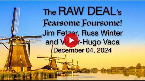 The Raw Deal's Fearsome Foursome (minus one) with Russ Winter and Victor-Hugo Vaca