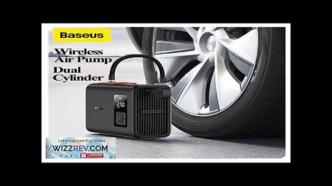 Baseus Wireless Air Compressor Inflatable Pump Dual Cylinder Electric Tire Inflator Review