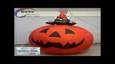 French hot product polyester fabric 3 meters high inflatable pumpkin for Halloween Review