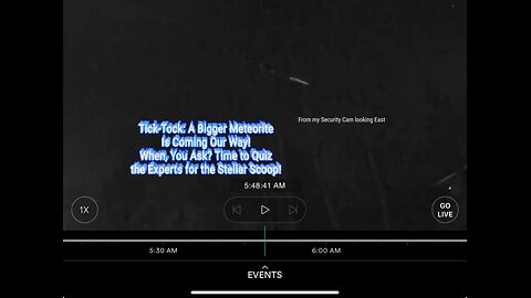 Meteorite Streak
