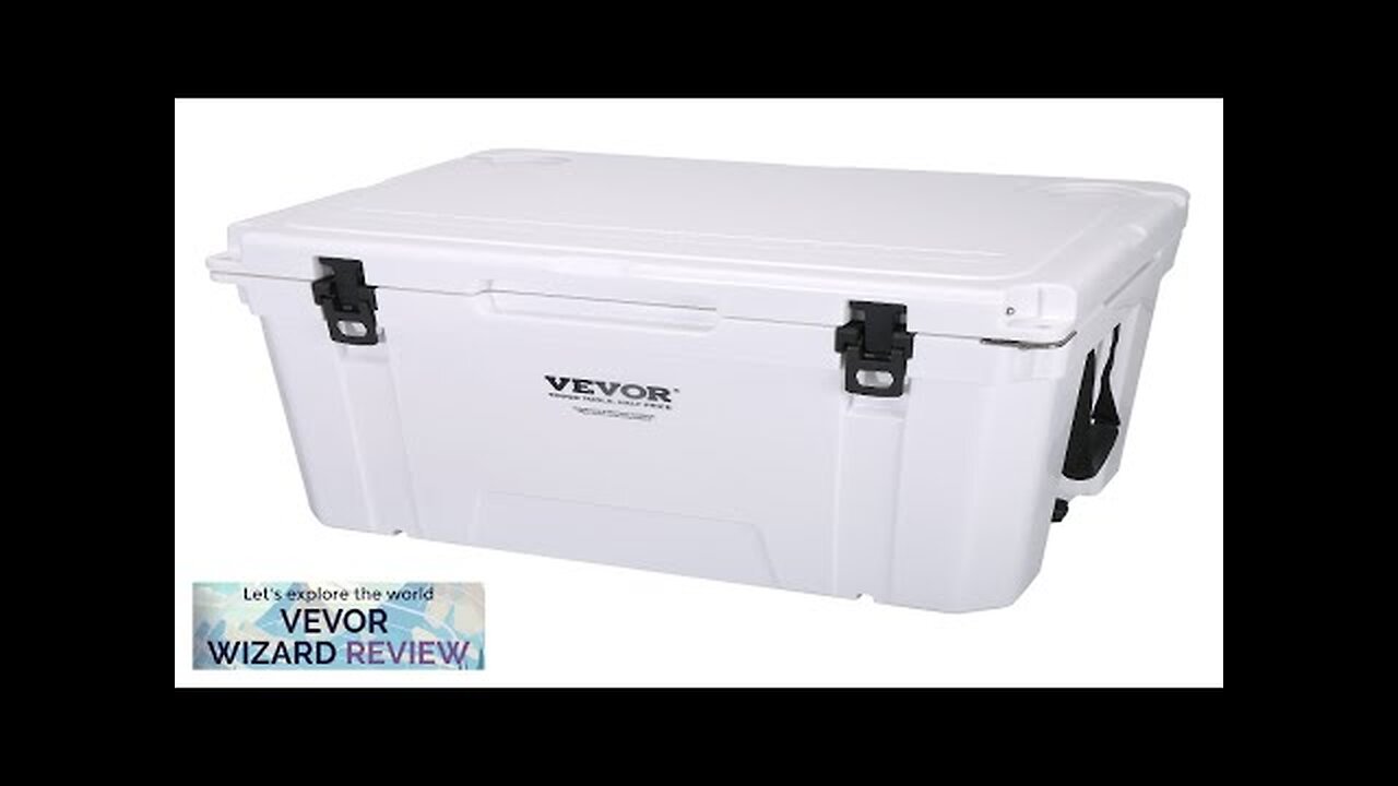 VEVOR Insulated Portable Cooler 65 qt Holds 65 Cans Ice Retention Hard Review