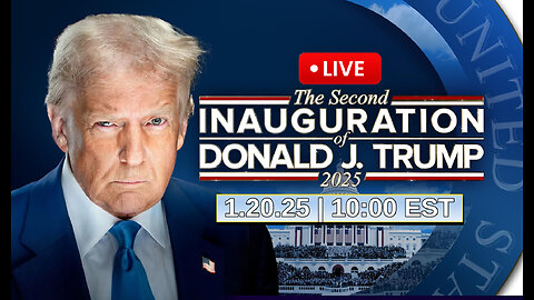 🔴LIVE: The 47th President Donald Trump Inauguration 1.20.25 - 10:00 EST🔴