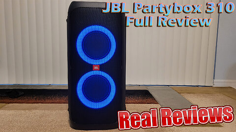 JBL Partybox 310 Portable Party Speaker Extended Real Review