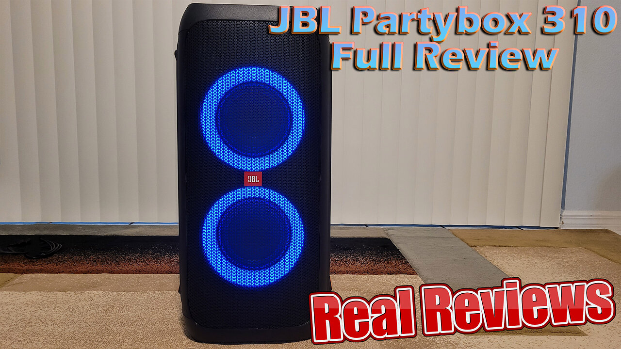 JBL Partybox 310 Portable Party Speaker Extended Real Review