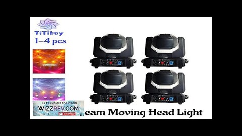 No Tax 4Pcs Moving Head Light 350W Stage Light Effect Projector Review